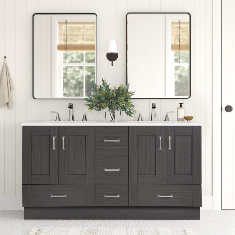 Sand & Stable Edmunds 60" Double Bathroom Vanity Set & Reviews Wayfair